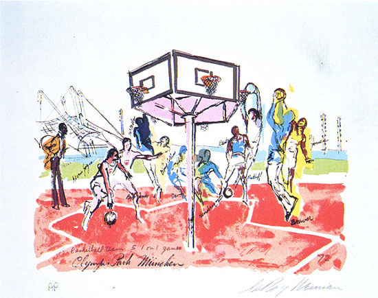 Basketball I LeRoy Neiman Originals 702-222-2221