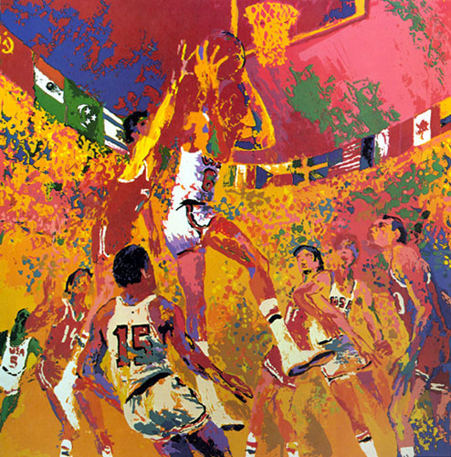 Olympic Basketball LeRoy Neiman Originals 702-222-2221