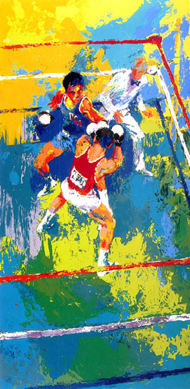 Olympic Boxing - Moscow 1980 LeRoy Neiman Originals 702-222-2221