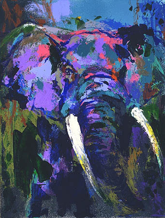 Portrait Of The Elephant LeRoy Neiman Originals 702-222-2221