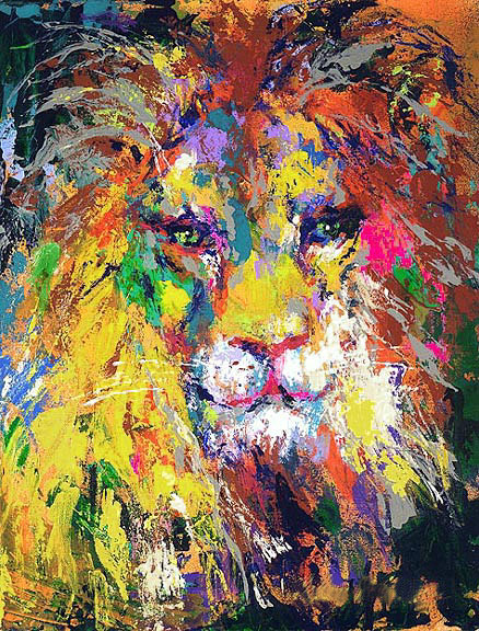 Portrait Of The Lion LeRoy Neiman Originals 702-222-2221