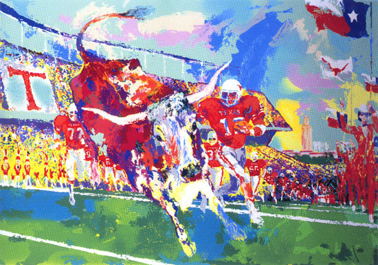 Texas Longhorns LeRoy Neiman Originals 702-222-2221